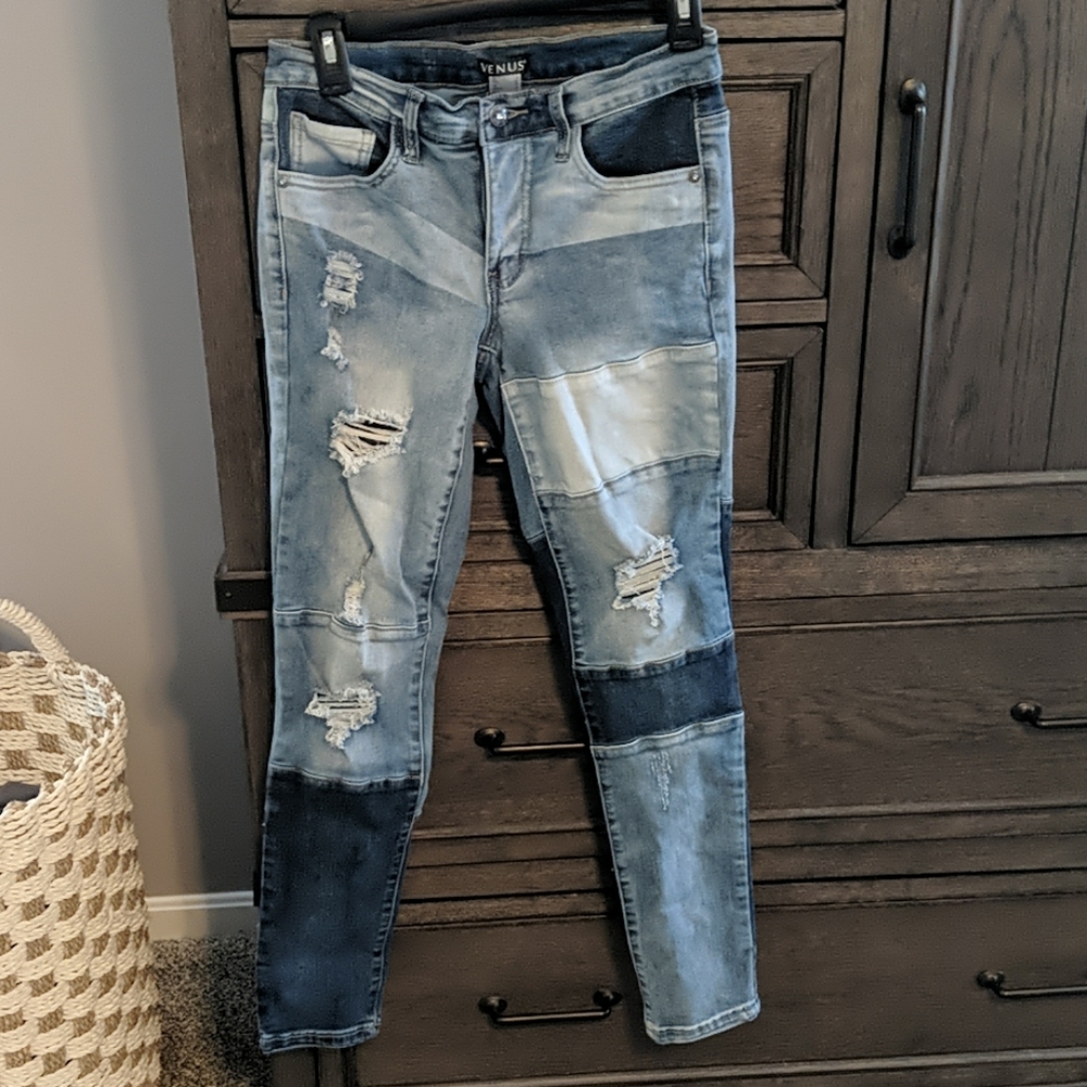 Patchwork jeans